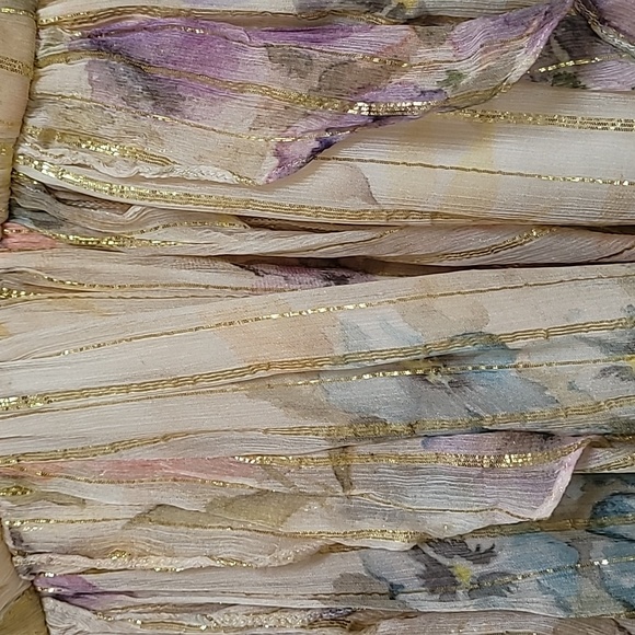 Anthropologie Forever That Girl V-Neck Lurex Mini Dress - Picture 5 of 14